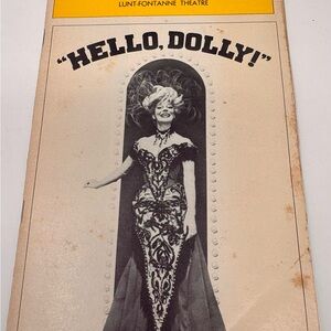 Vintage Playbill Hello, Dolly! Lunt-Fontanne Theatre NYC Broadway April 1978